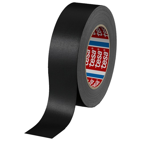 Tesa 4651 cloth tape 50mm/50m 18roll/box black acrylic coating