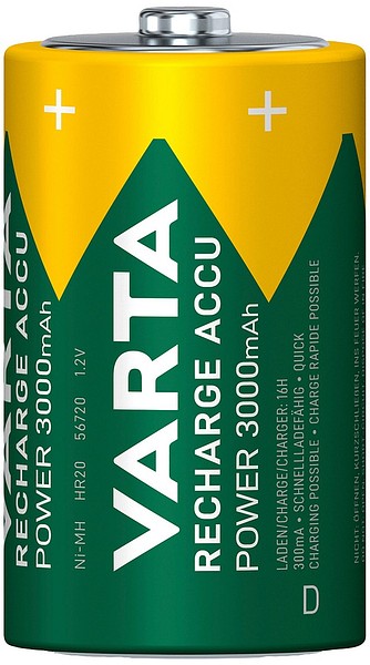 VARTA RecAccuPower D 3000mAh 2stk Varta 56720101412