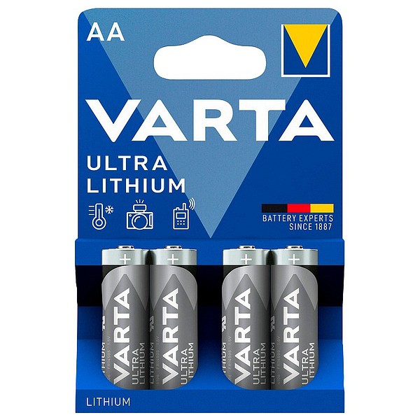 Varta Litium AA Batteri  
