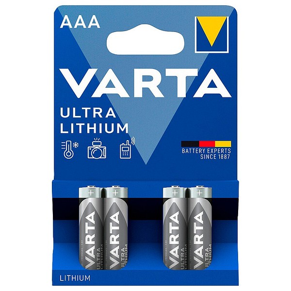 Varta Litium AAA Batteri  