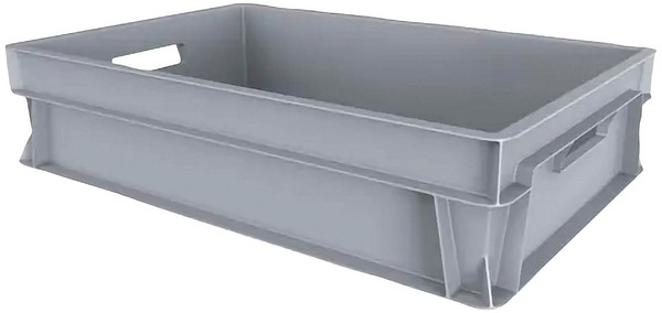 Eurolåda 25l Grå Handtag 6472 750 502, 600x400x145mm 64/pall