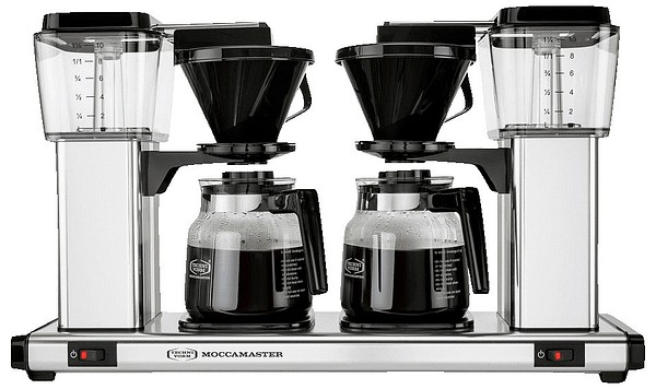 Kaffebryggare Moccamaster 59255 Auto-off 40 min, ingen droppstopp