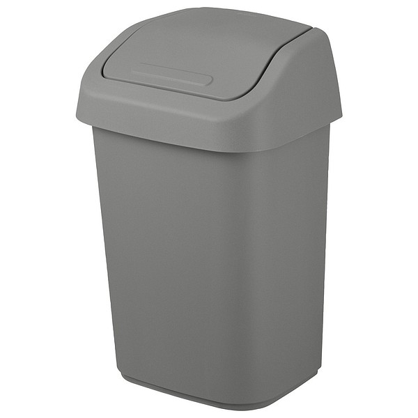 Orthex Swing Lid Bin 10 L Stone grey