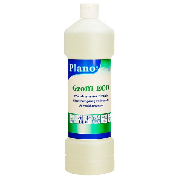Plano Groffi Eco puhdistusaine 1L 91349 rasvalian poistoon 6 kpl/ltk