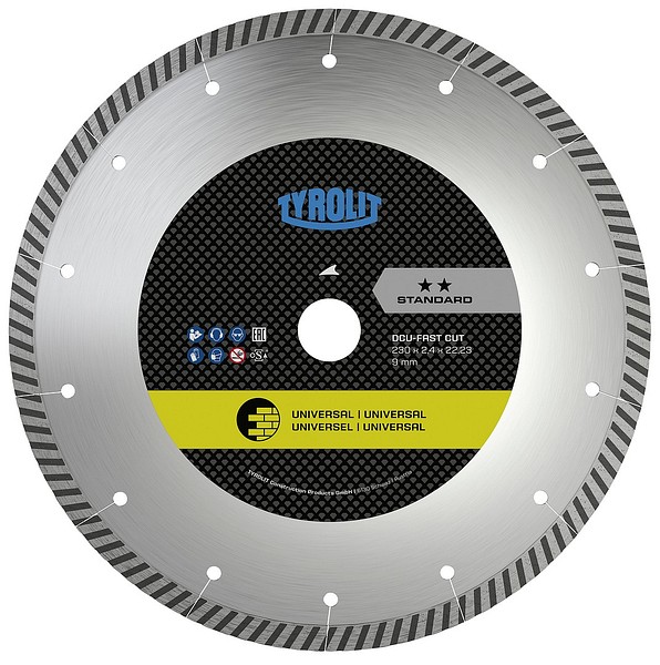 Tyrolit Standard DCU FC-diamond cut-off wheels  
