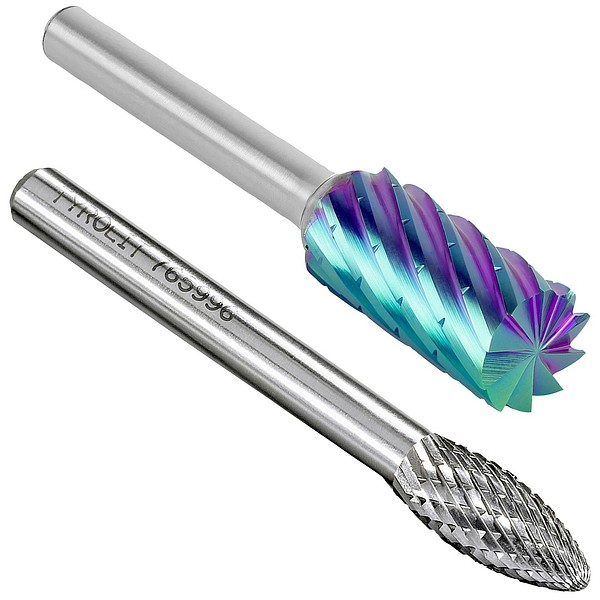 Tyrolit hårdmetallfil, form B, konisk med ändkap  