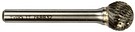 Tyrolit hårdmetallfil, form D, boll