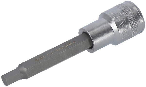 Hex socket 5mm x 120mm 1/2 Bahco 7809M-5-120