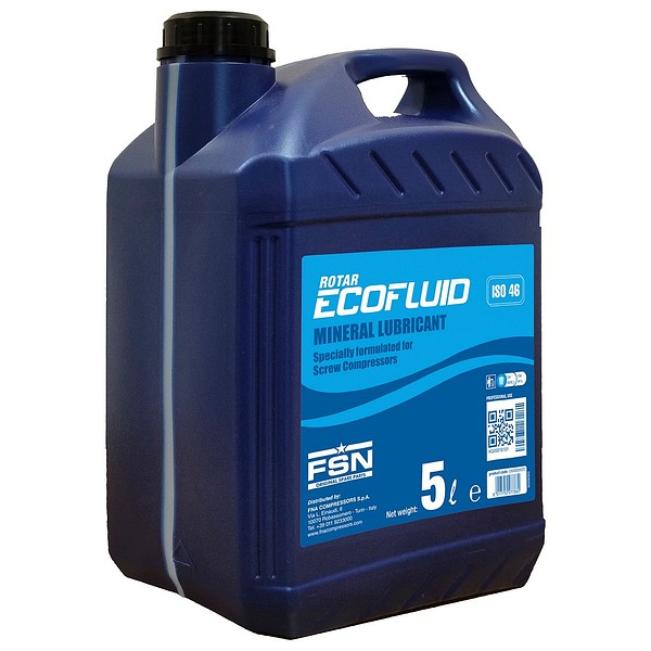 Ruuvikompressoriöljy mineraali 5L C600000023 Rotar EcoFluid