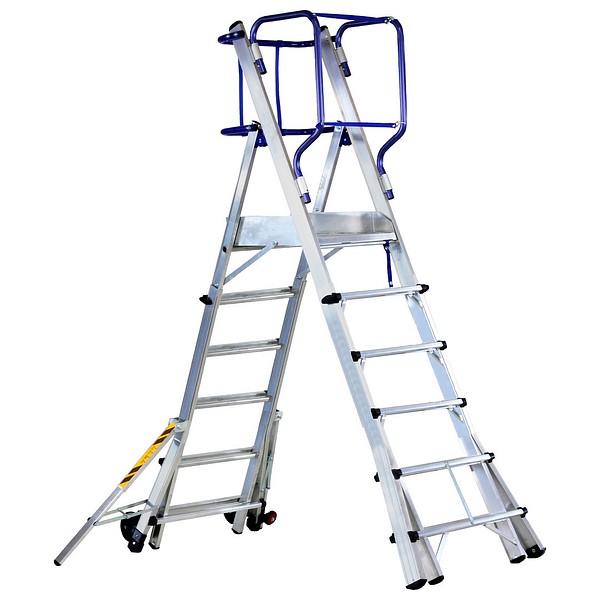 Arbetsplattform justerbar 6 steg SFLYT006 1,54m-2,05m
