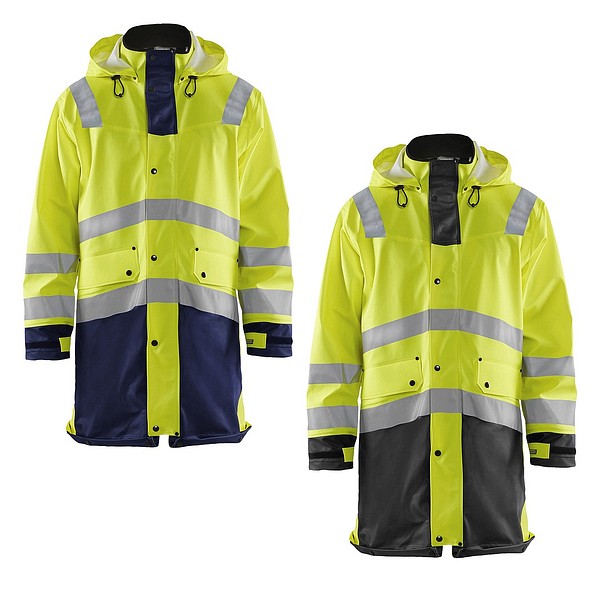 Highvis regnjacka, KLASS 3 BLÅKLÄDER 43262005  