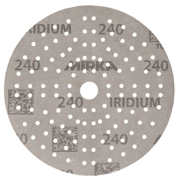 Adh. disc Iridium 150mm 121H 240 Mirka 246CH09925 100/pkg