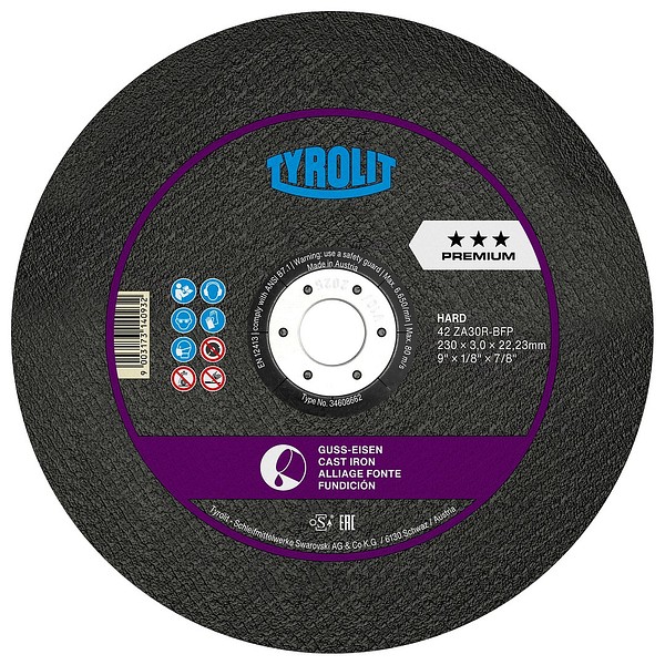 Cut-off disc 42 178x3.5x22.2 Tyrolit Premium Valu 904019