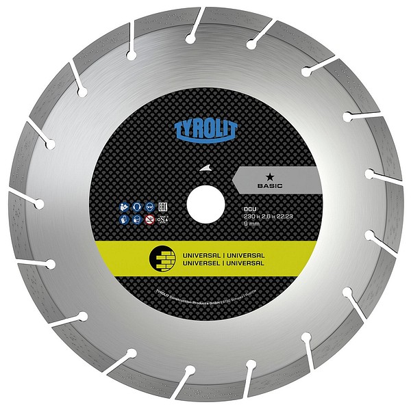 Diamantrondell C73 230x2,6x22,23 Tyrolit Basic 34501447
