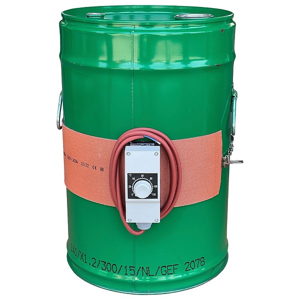Drum heater 25L-30L 0-120C H:115mm L:800mm 300W