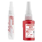 Loctite 577 sets quickly in low temperatures, also outdoors