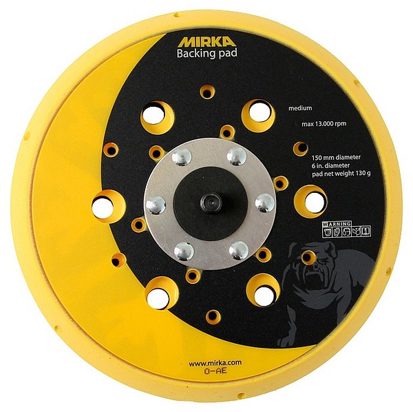 Backing pad 6" 5/16" Med. 48H Mirka 8292605011