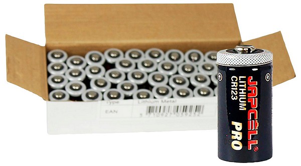 Japcell Pro Lithium CR123 40st Japcell 100049486 bulk