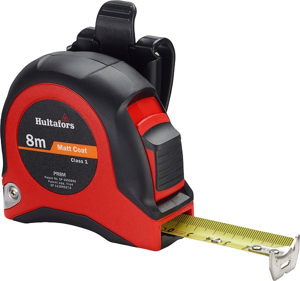 Stålmåttband PR 8m klass 1 Hultafors 350303