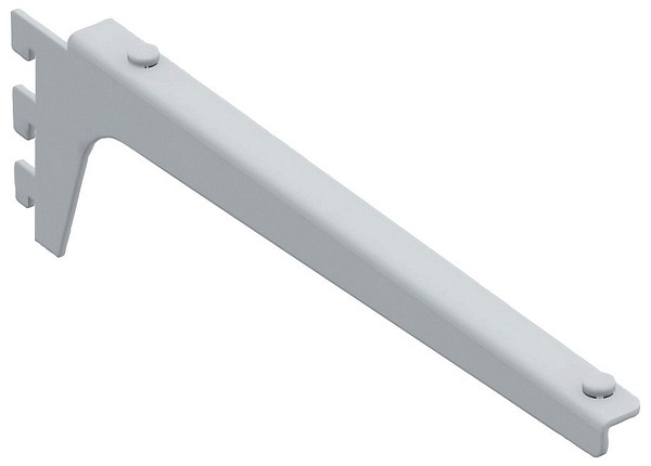 Glass shelf bracket pair 300mm Sovella 501190-38 Grey