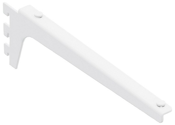 Glass shelf bracket pair 300mm Sovella 501190-21 White