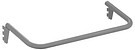 Cloth bar M600 silvergrey