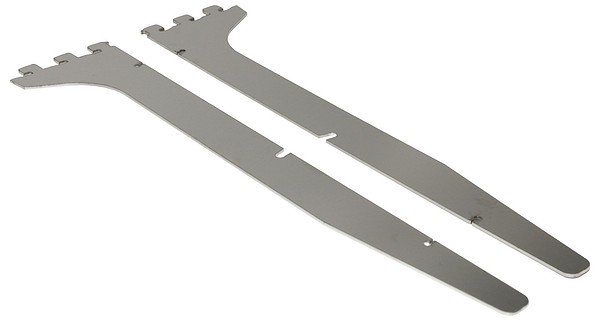 Shelf holder pair 400mm SS Treston 111024-55