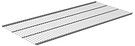 Mesh shelf M900x400 silvergrey
