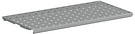 Steel shelf 600x300mm silvergrey