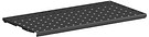 Perforated steel shelf M600x400mm