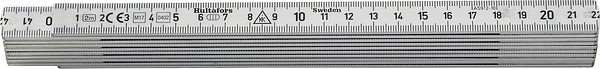 Fogmått 2m 10-del Hultafors 150003 aluminium