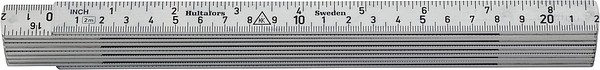 Fogmått 2m 10-del mm/tum Hultafors 150203 aluminium