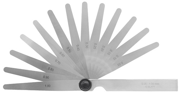 Feeler gauge 100mm 0,05-1,00mm Diesella 10585093