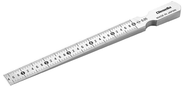 Flat taper gauge 0.4-6.0mm Diesella 10592146