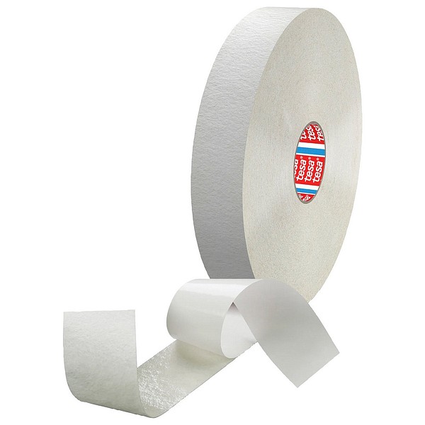 Tesa 50118 PV2 50mm/60m suojateippi 6rll/ltk, valkoinen PET-kangas