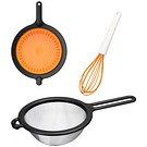 Whiskers and strainers