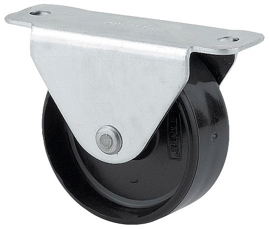 Fixed castor 14mm with plate Tente 2198UOI014P60-30x17