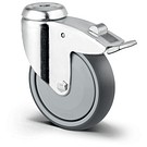 Kääntöpyörä 125mm keskiöreikä