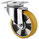Swivel castor 125mm with plate