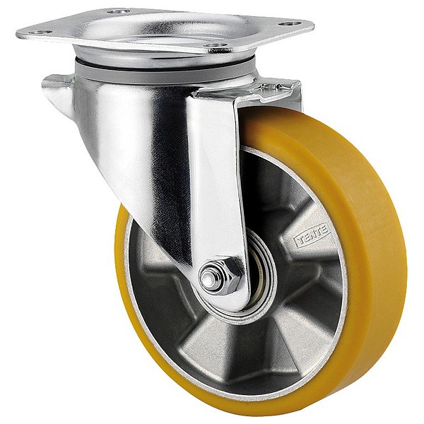Swivel castor 125mm with plate Tente 3470ITP125P63