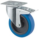Swivel castor 125mm with plate