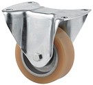 Fixed castor 100mm with plate