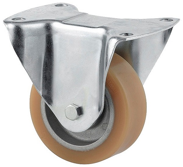 Fixed castor 100mm with plate Tente 3478ITP100P62