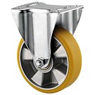 Fixed castor 125mm with plate