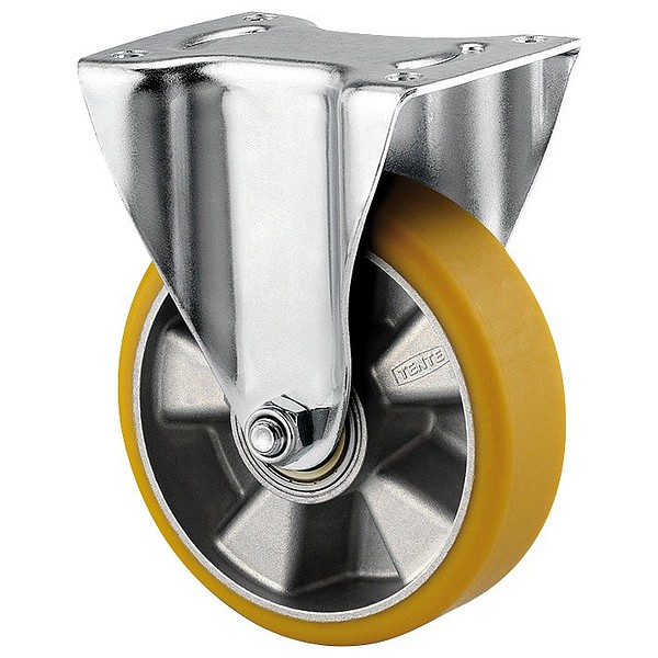 Fast hjul 125mm fästplatta Tente 3478ITP125P63