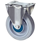 Fixed castor 100mm with plate