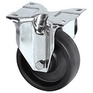Fixed castor 100mm with plate