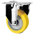 Fixed castor 100mm with plate