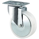 Swivel castor 200mm with plate