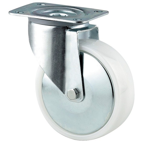 Kääntöpyörä 200mm nelikulmalaatta Tente 3470UOH200P63